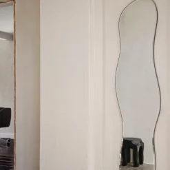 Outlet Spegel Pond Stor Mässing Speglar