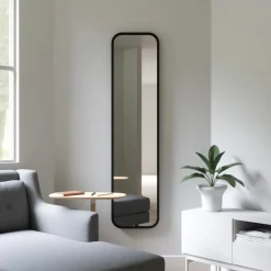 New Spegel stående Hub svart Speglar