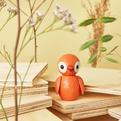 Discount Spring birds 6,5 cm Optimistic Orange Barn Barnrum|Träfigurer