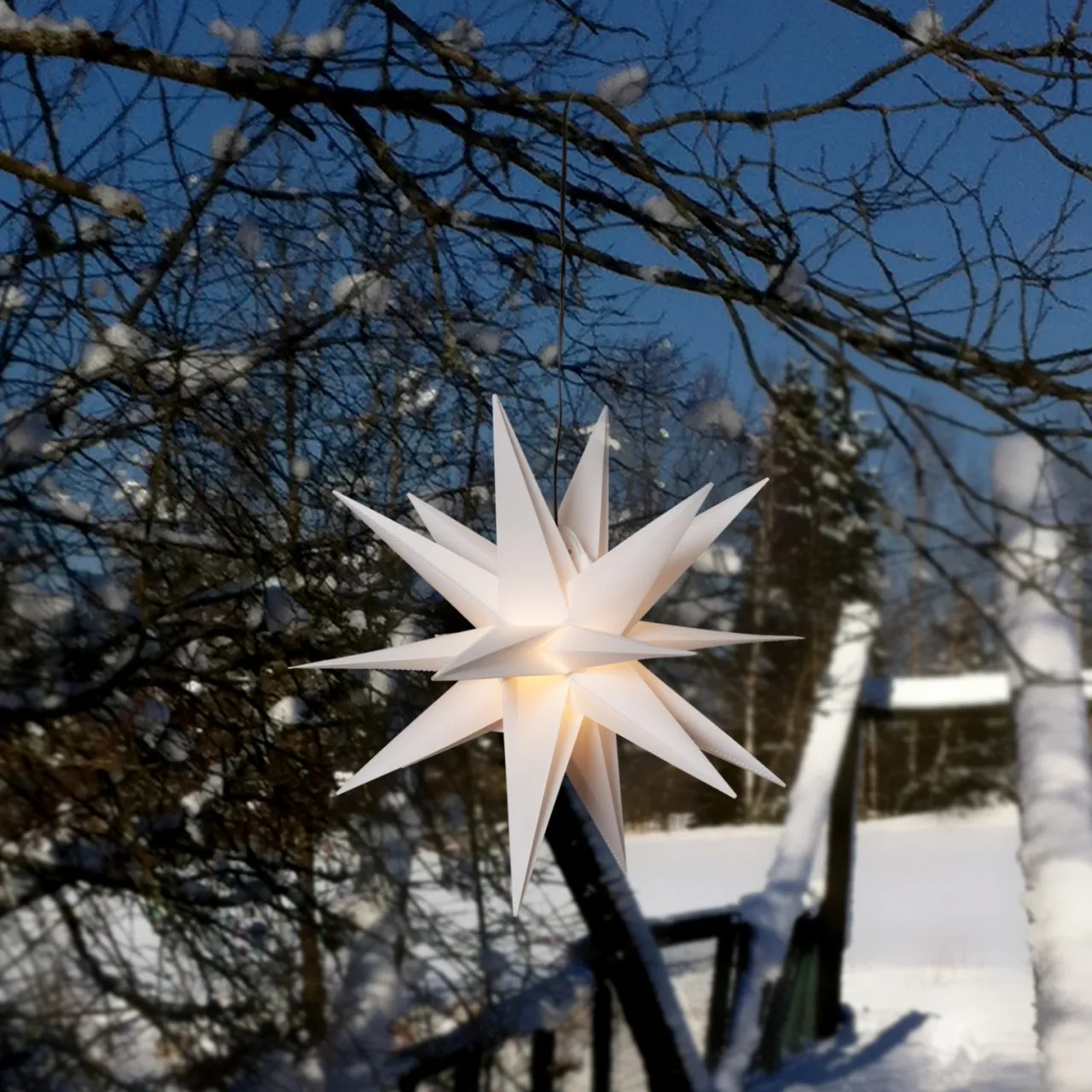 Outlet Stjärna Alice 35cm Utebelysning|Julbelysning