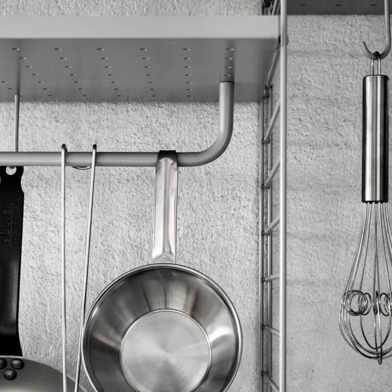 Online Stång Metall 58 cm String Tillbehör|Hyllsystem