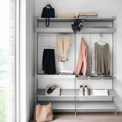 Outlet Stång Metall 58 cm beige String Tillbehör