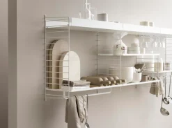 Discount Stång Metall 30 cm grå String Tillbehör