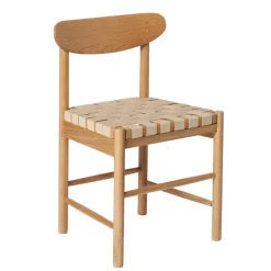 Outlet Stol Alma m sadelgjord 47x76 cm Ek Sommarfavoriter