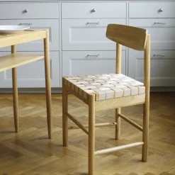 Outlet Stol Alma m sadelgjord 47x76 cm Ek Sommarfavoriter