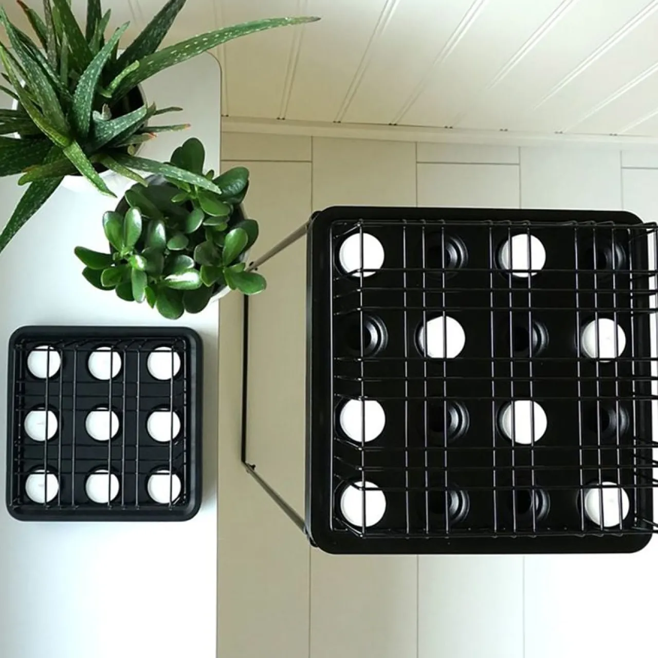 Stumpastaken Small Svart Ljusstakar & Lyktor|Julfavoriter