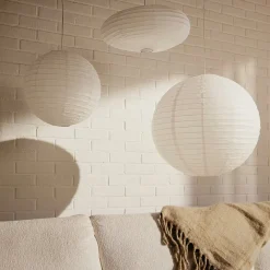 Taklampa Rispapper IGGY D40cm Vit Taklampor|Lampor