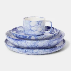 Tallrik Bubble blå Köksinredning|Tallrikar