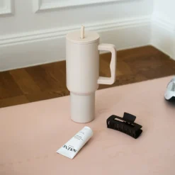 Sale Termosmugg med handtag 1,18 L beige Tekoppar|Kaffekoppar