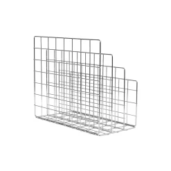 Tidningsställ Koster 37x18x32 cm Krom Småförvaring|Skrivbordstillbehör