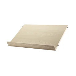 Sale Tidskriftshylla Trä 58x30 ask String Hyllplan