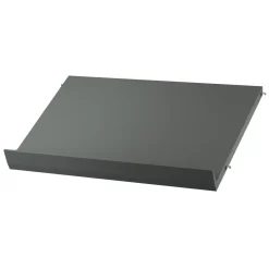 Outlet Tidskriftshylla trä 58x30 Mörkgrå String Tillbehör