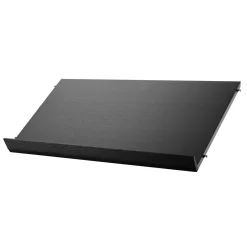 Online Tidskriftshylla Trä 78x30 svartbetsad String Hyllplan