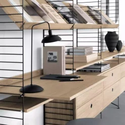 Outlet Tidskriftshylla Trä 58x30 trä String Tillbehör