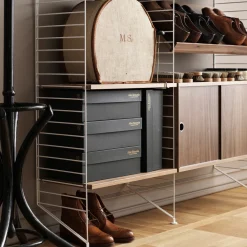 Online Tidskriftshylla Trä 78x30 valnöt String Hyllplan