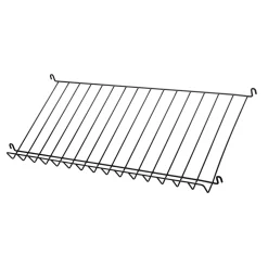 Tidskriftshylla 78x30 svart String Hyllplan