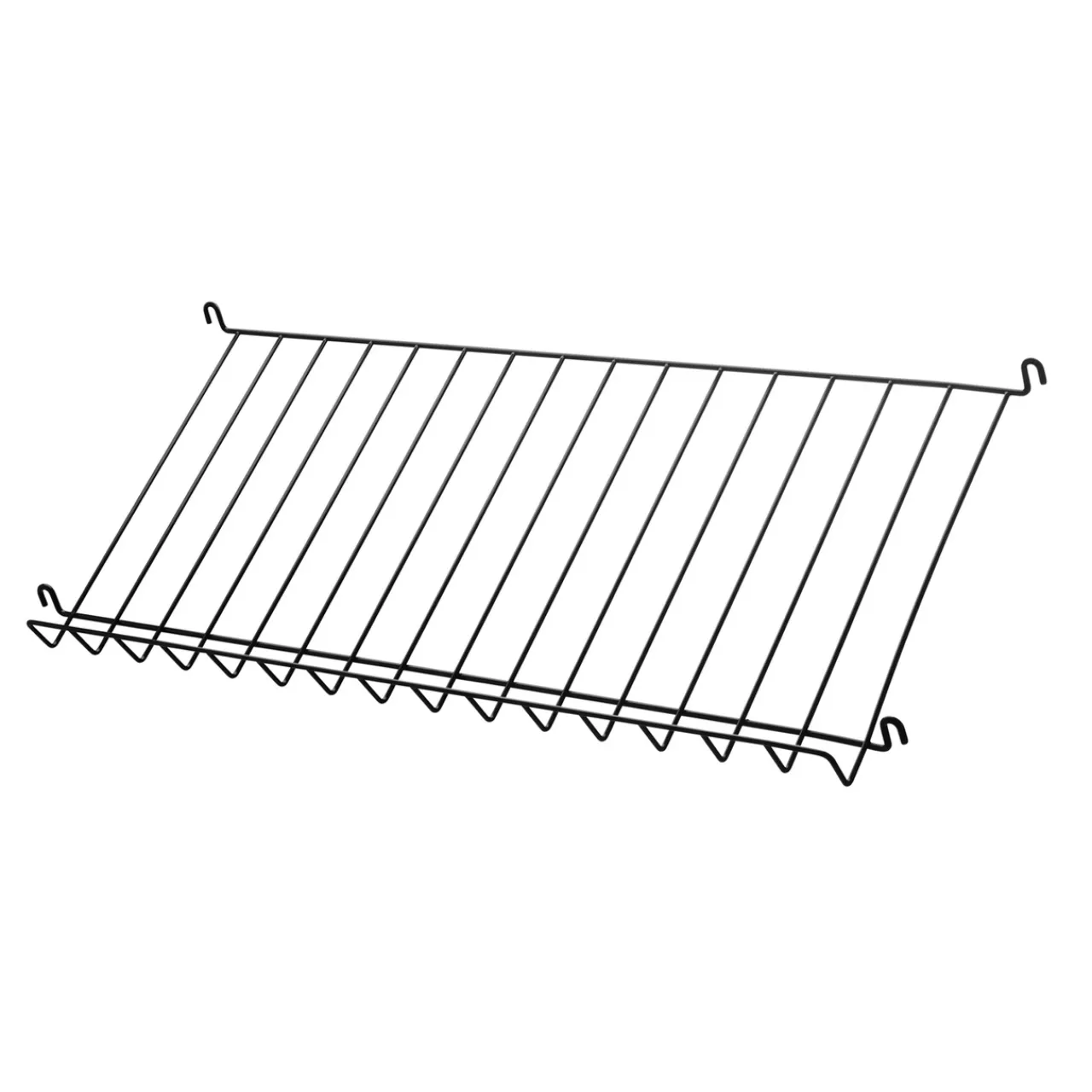 Tidskriftshylla 78x30 svart String Hyllplan