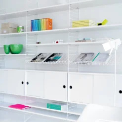 Best Tidskriftshylla 78x30 vit String Tillbehör