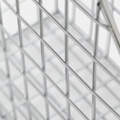 Outlet Tidskriftssamlare Koster 27x10x31 cm Krom Småförvaring|Skrivbordstillbehör