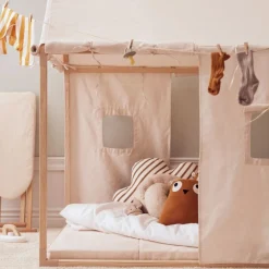Clearance Tält Lekhus Natur Barn Leksaker|Barnrum