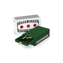 Tändsticksfodral Three Star Grön Tändstickor|Till Julklappsspelet