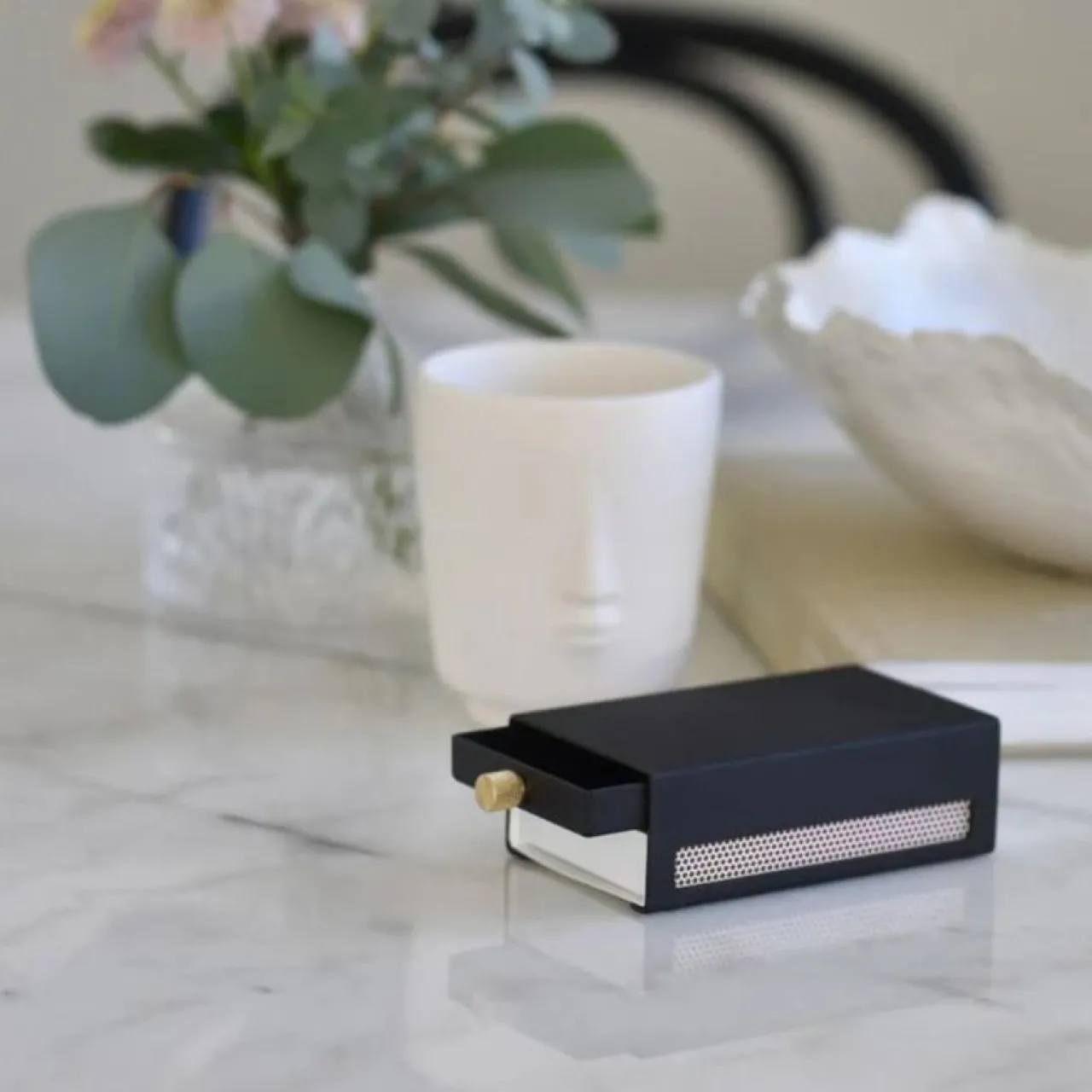 Hot Tändsticksfodral Three Star Svart Tändstickor|Till Julklappsspelet