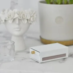 Sale Tändsticksfodral Three Star Vit Tändstickor|Brandsläckare & Brandfiltar