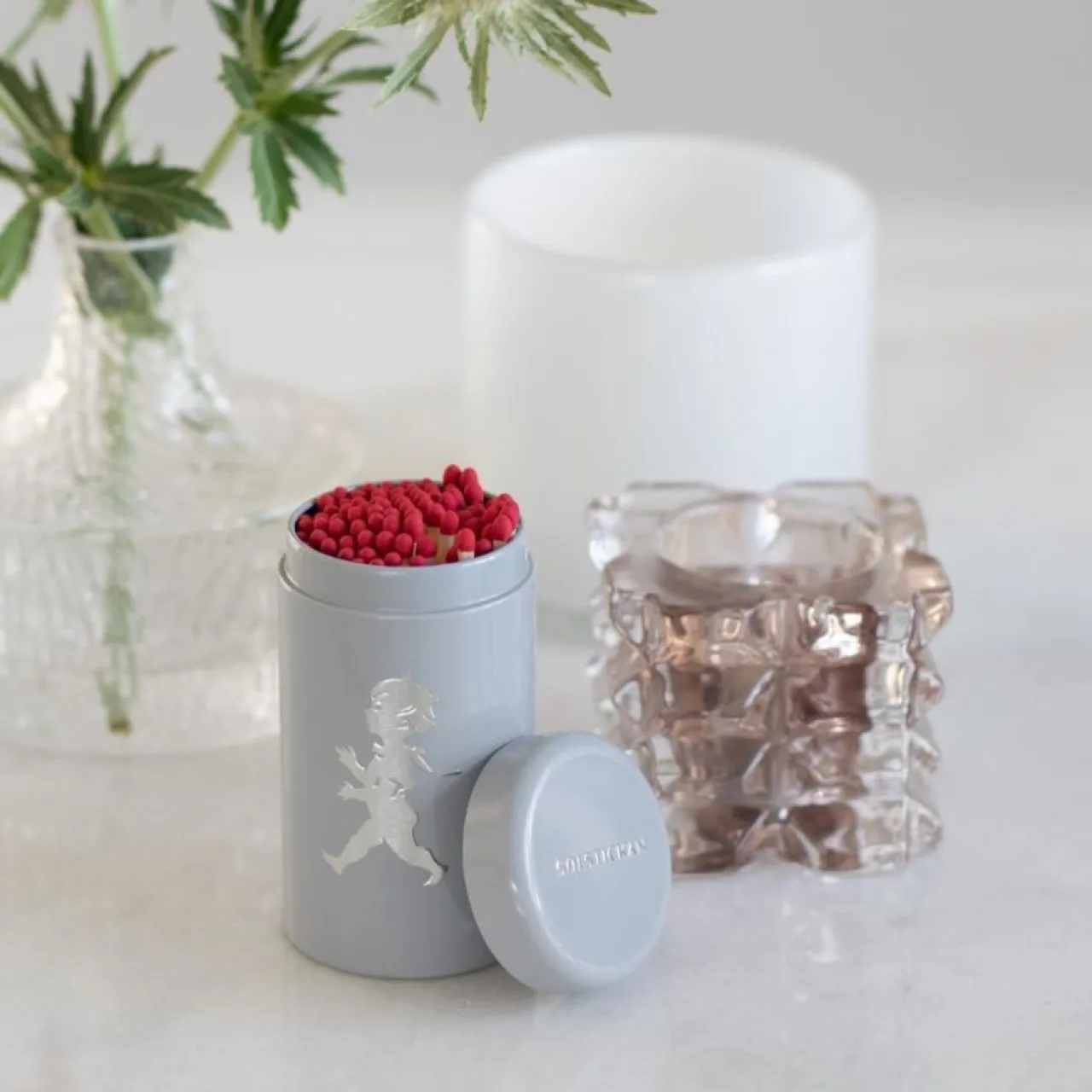 New Tändsticksrör Grå Tändstickor