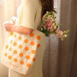 Outlet Tote bag Designtorget Orange Tote Bags|Axelväskor