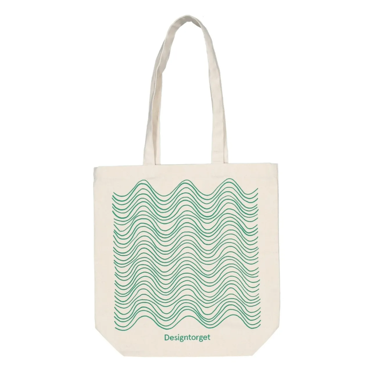 Sale Tote bag Designtorget Våg Grön Tote Bags|Axelväskor