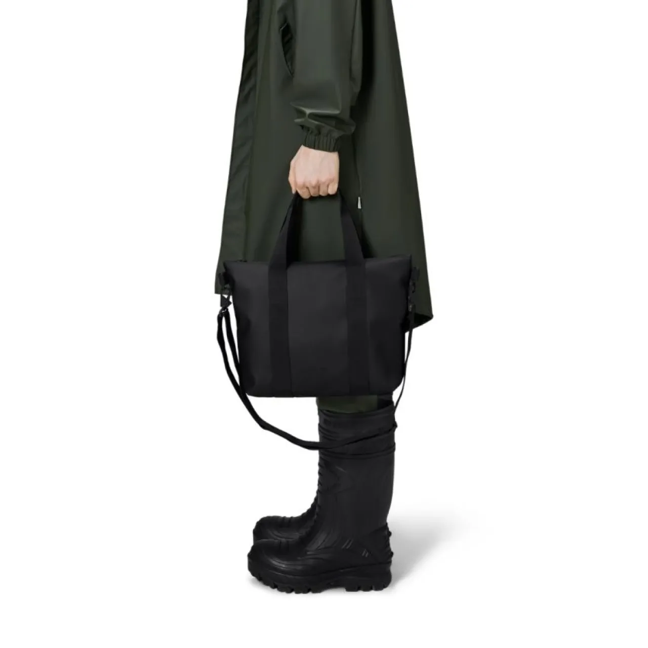 Discount Tote Bag Micro Svart Tote Bags|Axelväskor