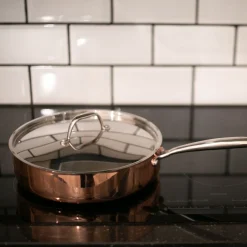 Sale Traktörpanna med lock 28 cm Primo Koppar Tillagning & Redskap|Stekpannor