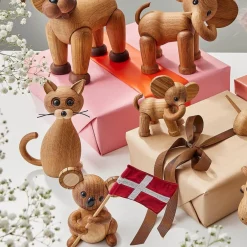 Online Träfigur Ella Elefant Baby 9 cm Ek/Lönn Barn Barnrum|Träfigurer