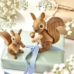 Online Träfigur Hazel Ekorre 11,5 cm Ek Barn Barnrum|Träfigurer