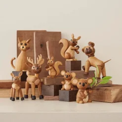 Online Träfigur Hazel Ekorre 11,5 cm Ek Barn Barnrum|Träfigurer