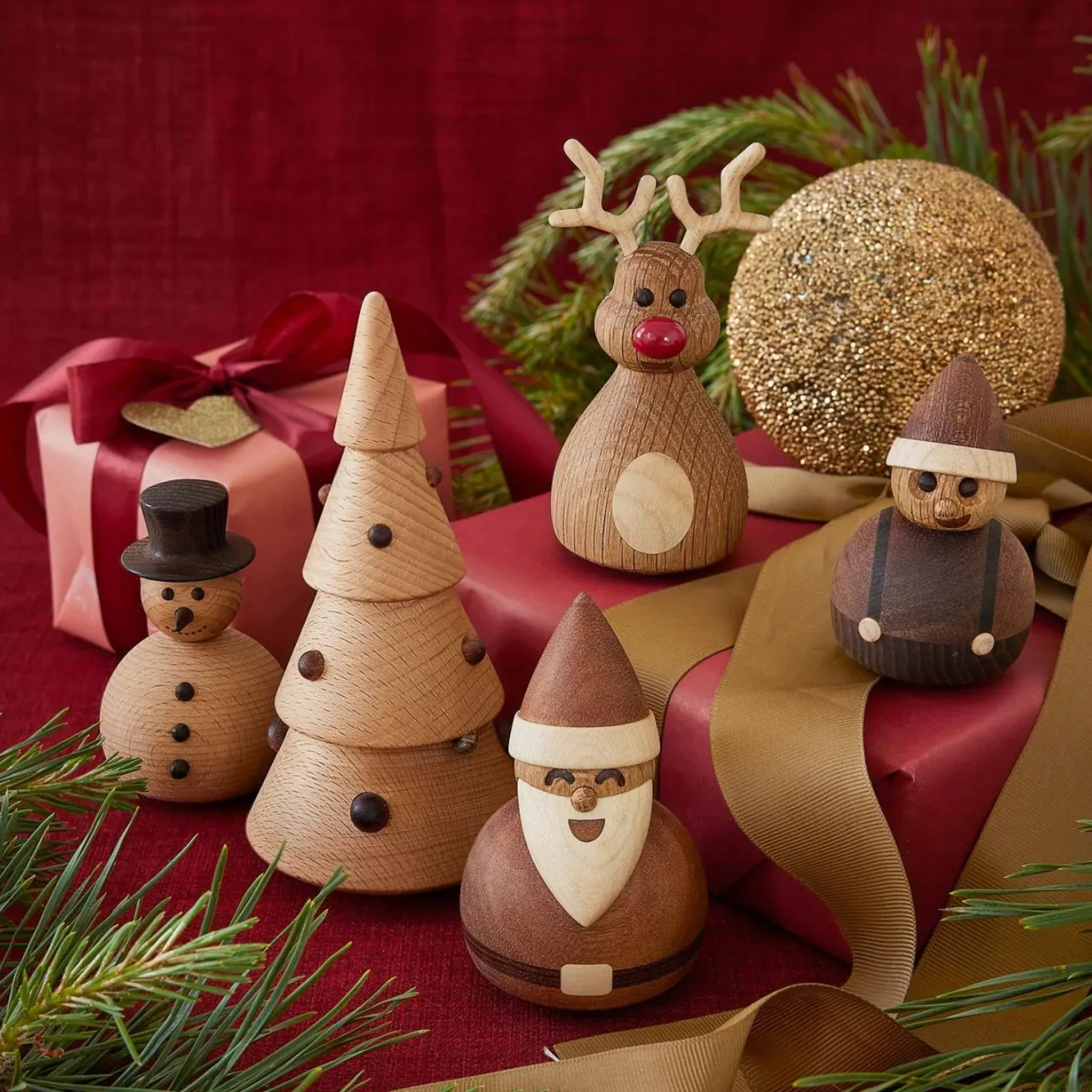 Best Träfigur Julgran 15cm Träfigurer|Novent