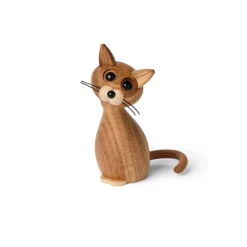 Online Träfigur Lucky The Cat 15,9 cm Ek Barn Barnrum|Träfigurer