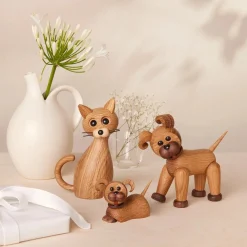 Online Träfigur Lucky The Cat 15,9 cm Ek Barn Barnrum|Träfigurer