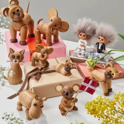 Online Träfigur Lucky The Cat 15,9 cm Ek Barn Barnrum|Träfigurer