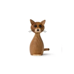 Online Träfigur Lucky The Cat 15,9 cm Ek Barn Barnrum|Träfigurer