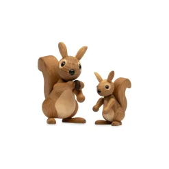 Träfigur Peanut Ekorrunge 8,5 cm Ek Barn Barnrum|Träfigurer