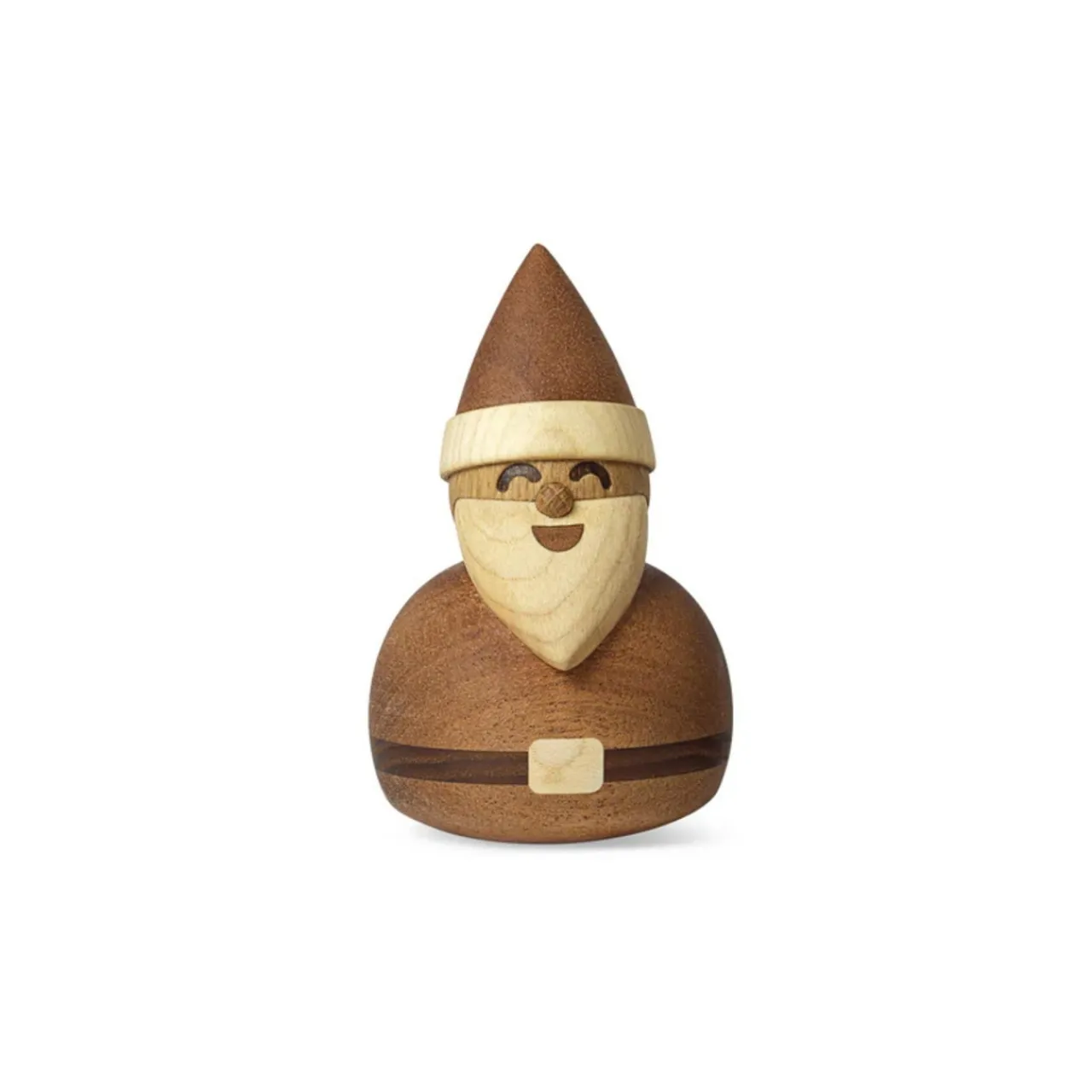 Träfigur Santa 10cm Novent|Julfavoriter