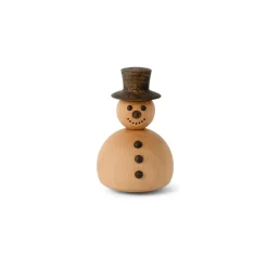 Hot Träfigur Snowman 9,4cm Barn Barnrum|Novent