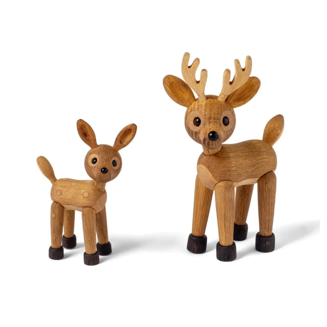 Hot Träfigur Spot Rådjur Baby 12,7 cm Ek/Lönn Barn Barnrum|Träfigurer