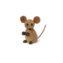 Best Träfigur The City Mouse 6,7 cm Ek Barn Barnrum|Träfigurer