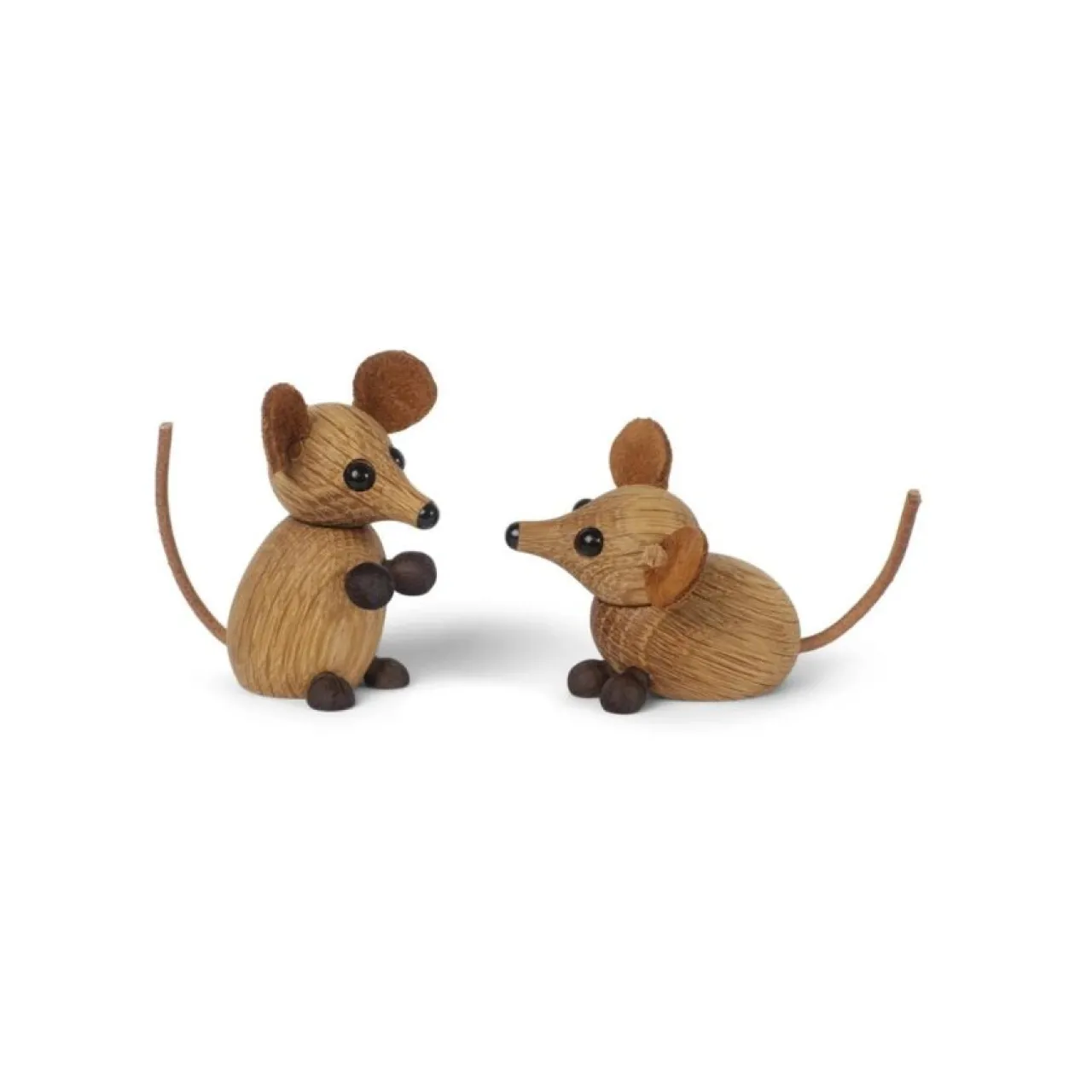 Hot Träfigur The Country Mouse 4,5 cm Ek Barn Barnrum|Träfigurer