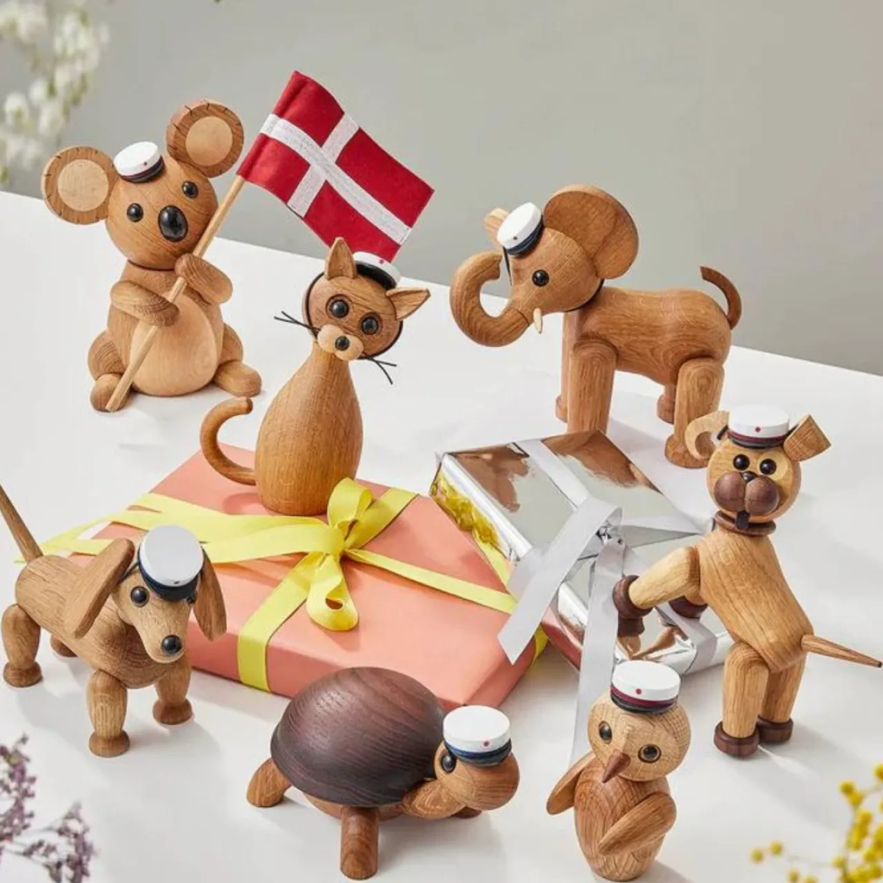 Outlet Träfigur Wise Uggla 7 cm Ek Barn Barnrum|Träfigurer