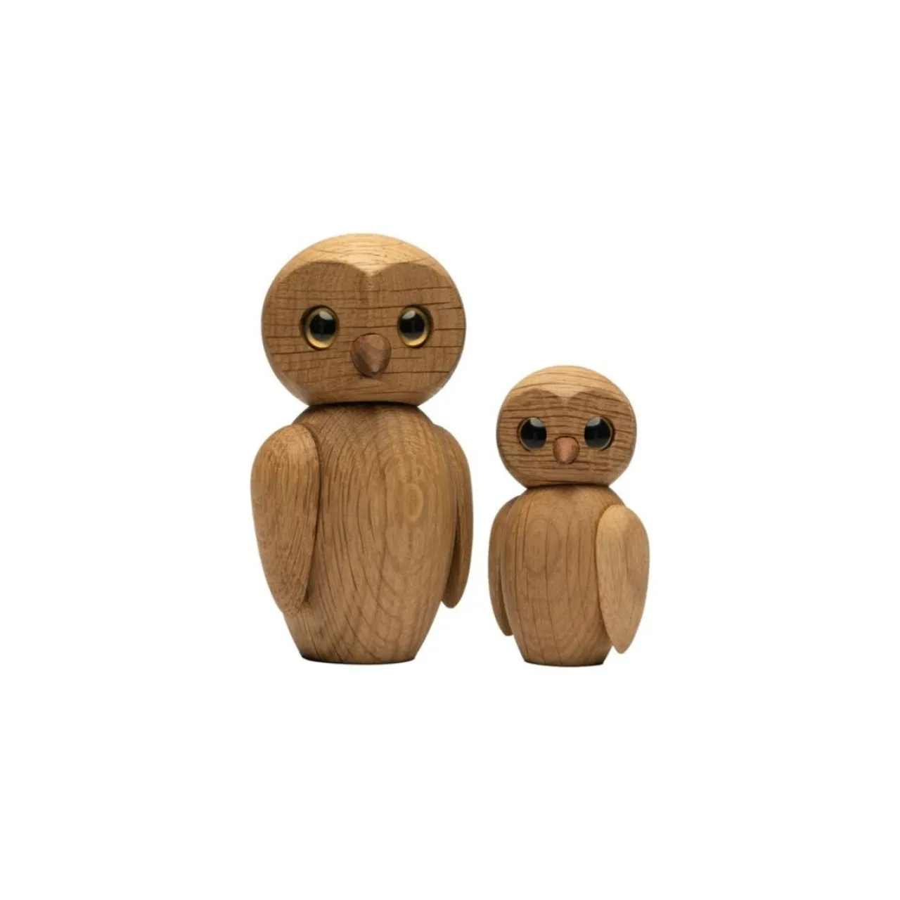 Outlet Träfigur Wise Uggla 7 cm Ek Barn Barnrum|Träfigurer
