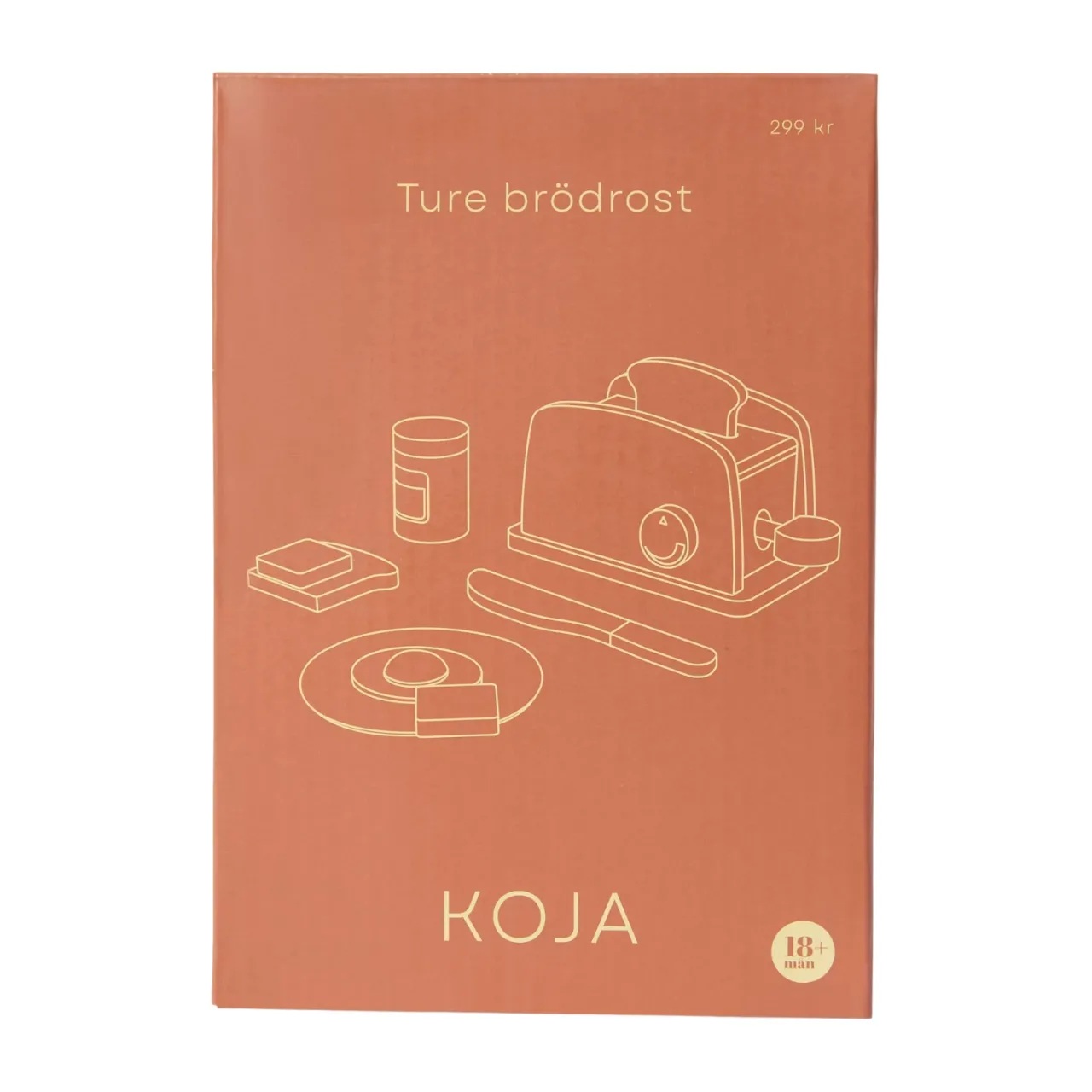 Clearance Ture Brödrost Beige Barn Leksaker|Barnrum