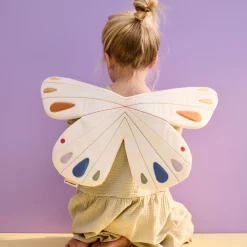 Online Utklädnad Fjäril vit Barn Utklädnad
